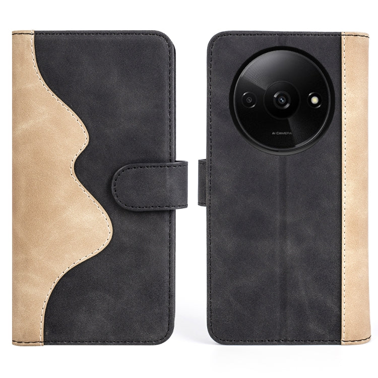 For Xiaomi Redmi A3 Stitching Horizontal Flip Leather Phone Case