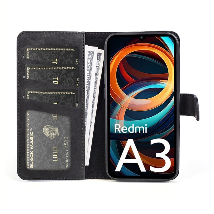 For Xiaomi Redmi A3 Stitching Horizontal Flip Leather Phone Case