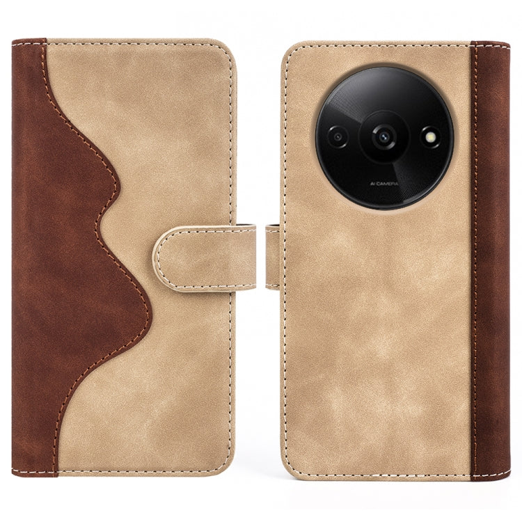 For Xiaomi Redmi A3 Stitching Horizontal Flip Leather Phone Case