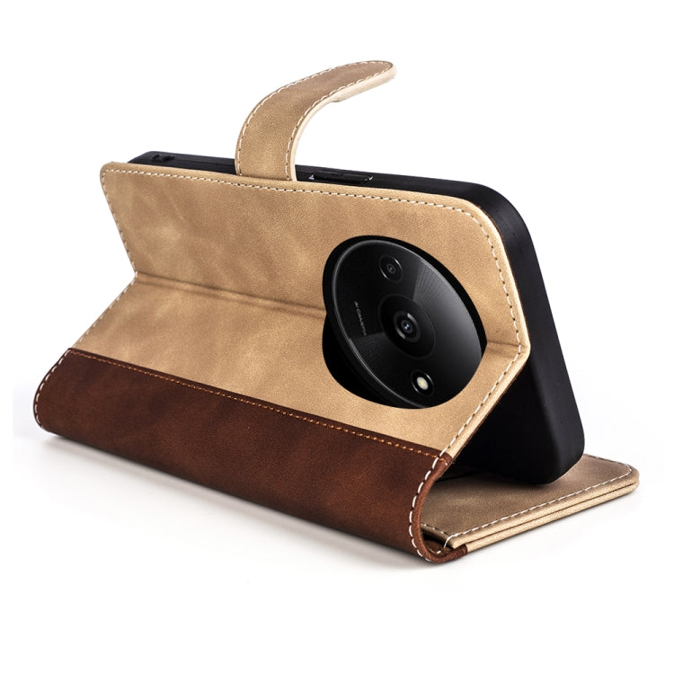 For Xiaomi Redmi A3 Stitching Horizontal Flip Leather Phone Case