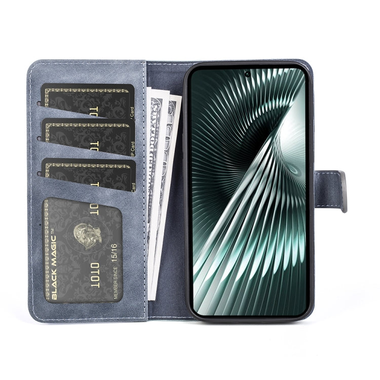 For Xiaomi Redmi Turbo 3 Stitching Horizontal Flip Leather Phone Case