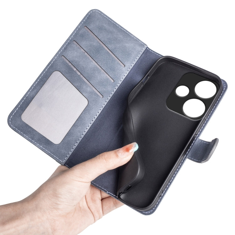 For Xiaomi Redmi Turbo 3 Stitching Horizontal Flip Leather Phone Case