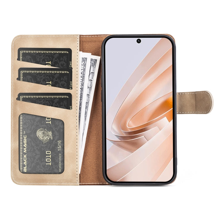 For Xiaomi Redmi Note 13R 5G Stitching Horizontal Flip Leather Phone Case