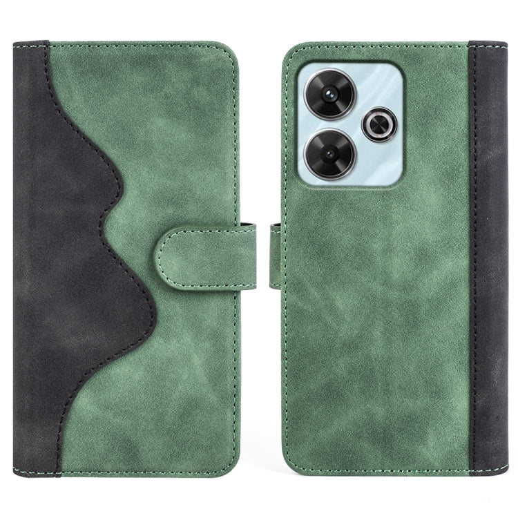 For Xiaomi Redmi Note 13R 5G Stitching Horizontal Flip Leather Phone Case