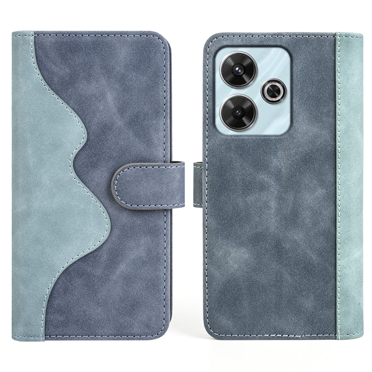 For Xiaomi Redmi Note 13R 5G Stitching Horizontal Flip Leather Phone Case