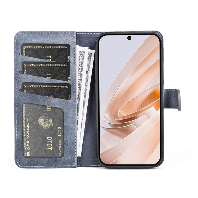 For Xiaomi Redmi Note 13R 5G Stitching Horizontal Flip Leather Phone Case