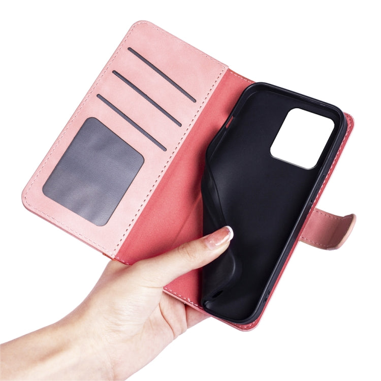 For Xiaomi Redmi Note 13R 5G Stitching Horizontal Flip Leather Phone Case
