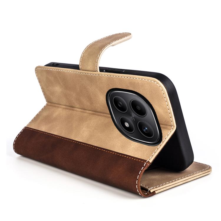 For Redmi Note 15 4G / 5G EU 164mm Stitching Horizontal Flip Leather Phone Case