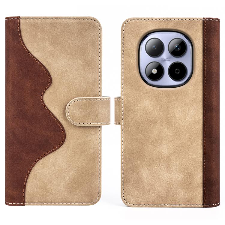 For Redmi Note 15 Pro 4G Global 163.2mm Stitching Horizontal Flip Leather Phone Case