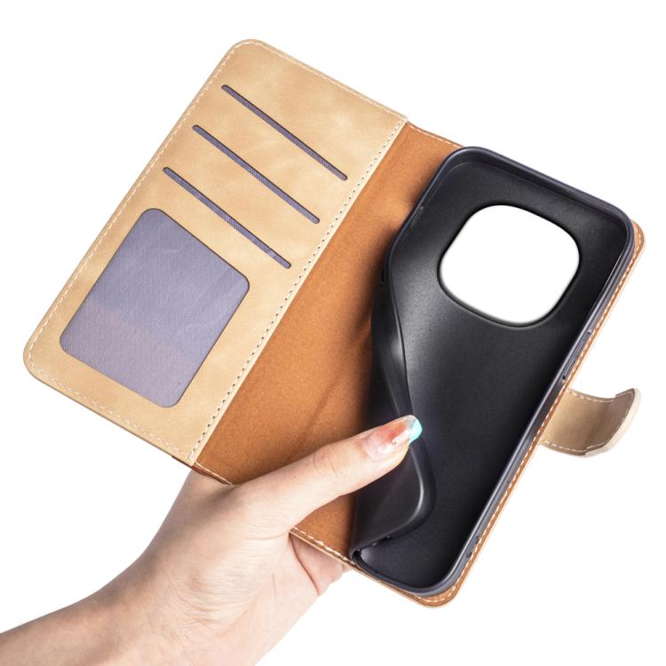 For Redmi Note 15 Pro 4G Global 163.2mm Stitching Horizontal Flip Leather Phone Case