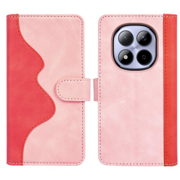 For Redmi Note 15 Pro 4G Global 163.2mm Stitching Horizontal Flip Leather Phone Case