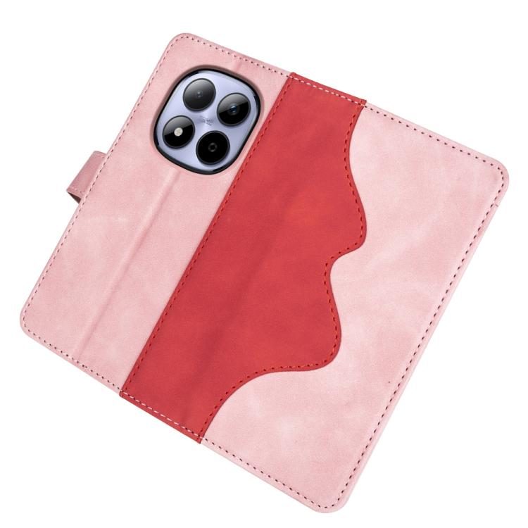 For Redmi Note 15 Pro 4G Global 163.2mm Stitching Horizontal Flip Leather Phone Case