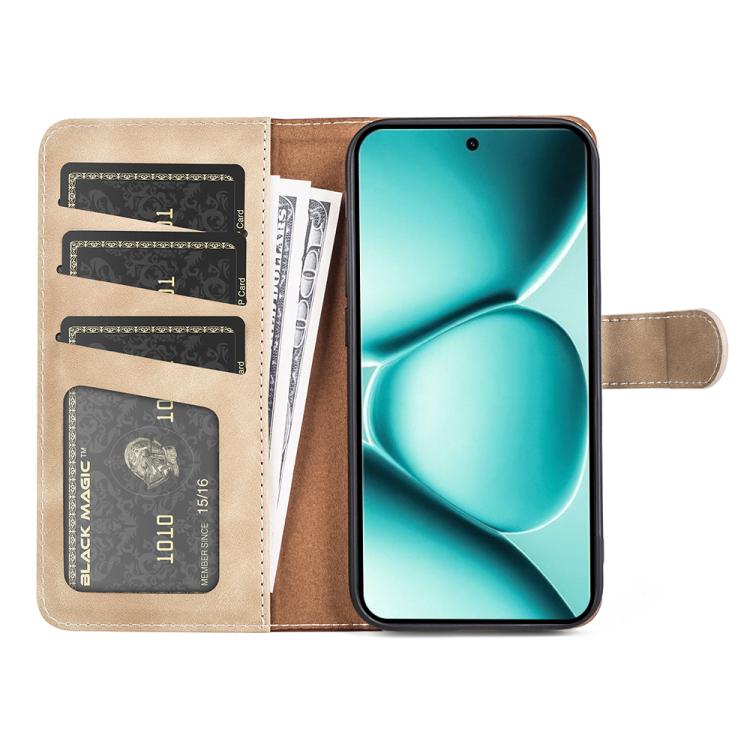 For Redmi Note 15 Pro+ 5G Global 163.3mm Stitching Horizontal Flip Leather Phone Case