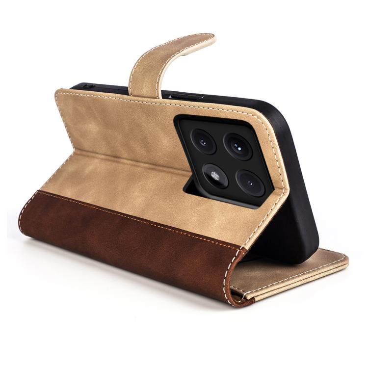 For Xiaomi 14T Pro Stitching Horizontal Flip Leather Phone Case