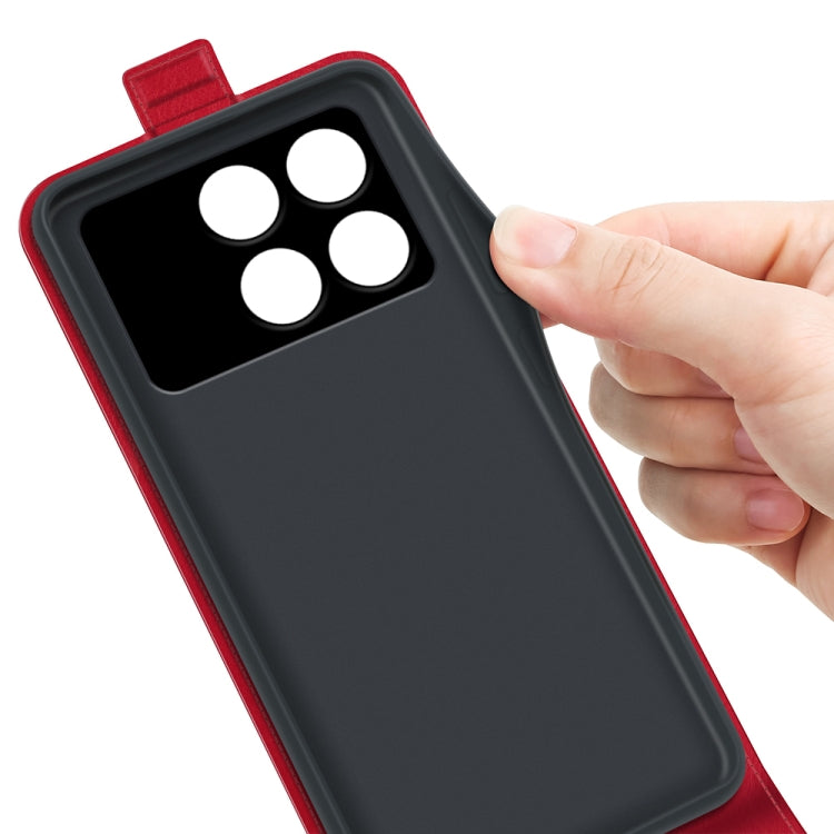 For Xiaomi Redmi K70E R64 Texture Single Vertical Flip Leather Phone Case