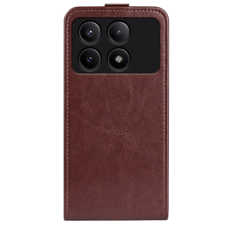 For Xiaomi Redmi K70E R64 Texture Single Vertical Flip Leather Phone Case