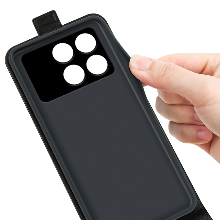 For Xiaomi Redmi K70 R64 Texture Single Vertical Flip Leather Phone Case