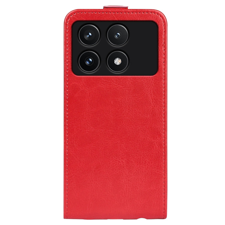 For Xiaomi Redmi K70 R64 Texture Single Vertical Flip Leather Phone Case