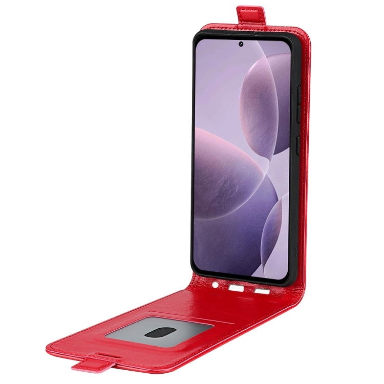 For Xiaomi Redmi K70 R64 Texture Single Vertical Flip Leather Phone Case