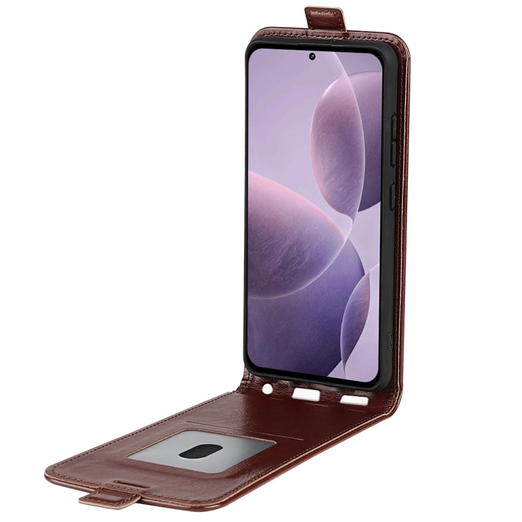 For Xiaomi Redmi K70 R64 Texture Single Vertical Flip Leather Phone Case