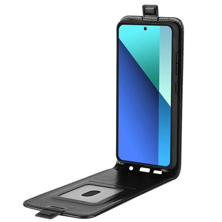 For Xiaomi Redmi Note 13 4G R64 Texture Single Vertical Flip Leather Phone Case