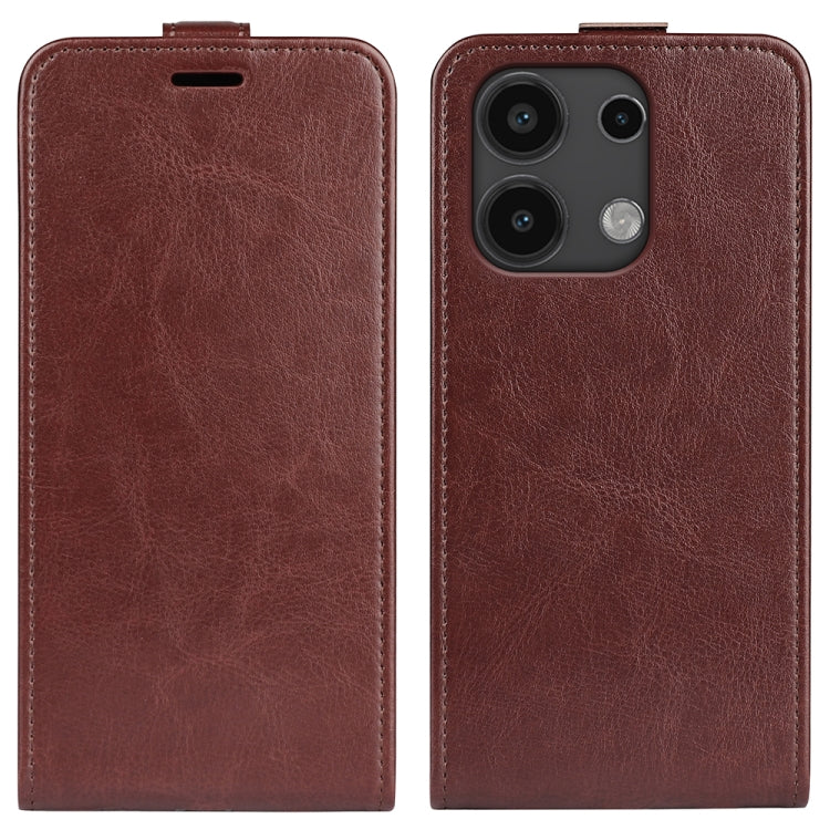 For Xiaomi Redmi Note 13 4G R64 Texture Single Vertical Flip Leather Phone Case