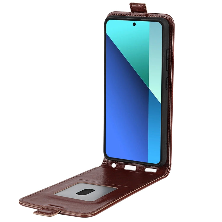 For Xiaomi Redmi Note 13 4G R64 Texture Single Vertical Flip Leather Phone Case