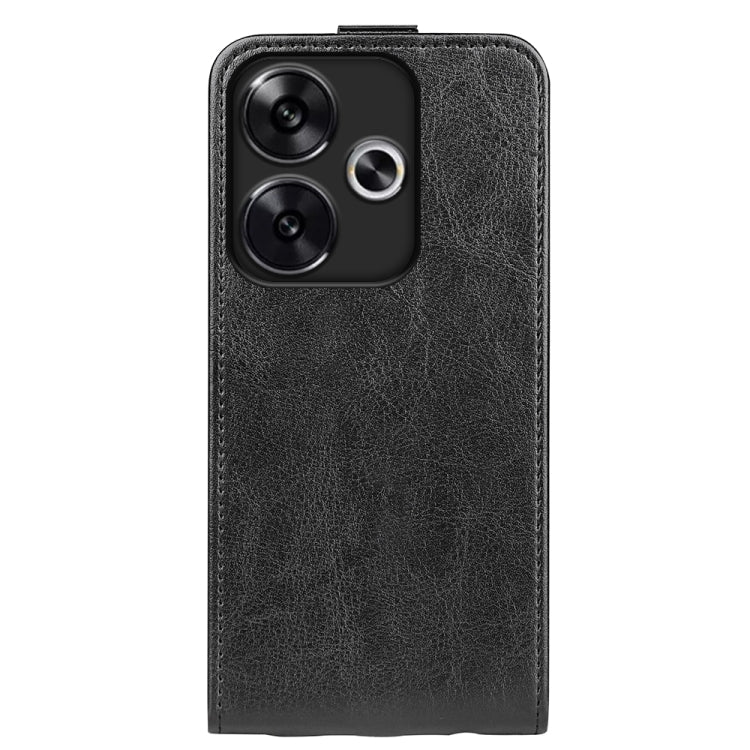 For Xiaomi Redmi Turbo 3 R64 Texture Single Vertical Flip Leather Phone Case