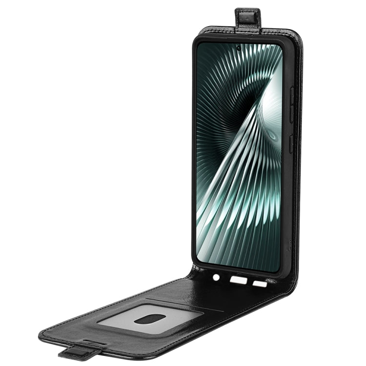 For Xiaomi Redmi Turbo 3 R64 Texture Single Vertical Flip Leather Phone Case