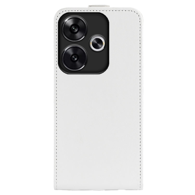 For Xiaomi Redmi Turbo 3 R64 Texture Single Vertical Flip Leather Phone Case