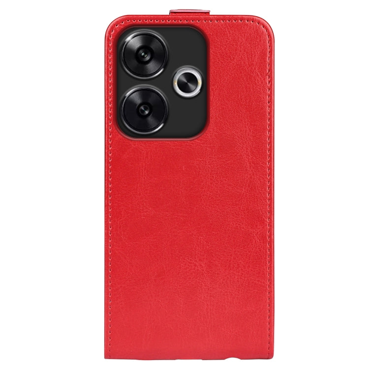For Xiaomi Redmi Turbo 3 R64 Texture Single Vertical Flip Leather Phone Case