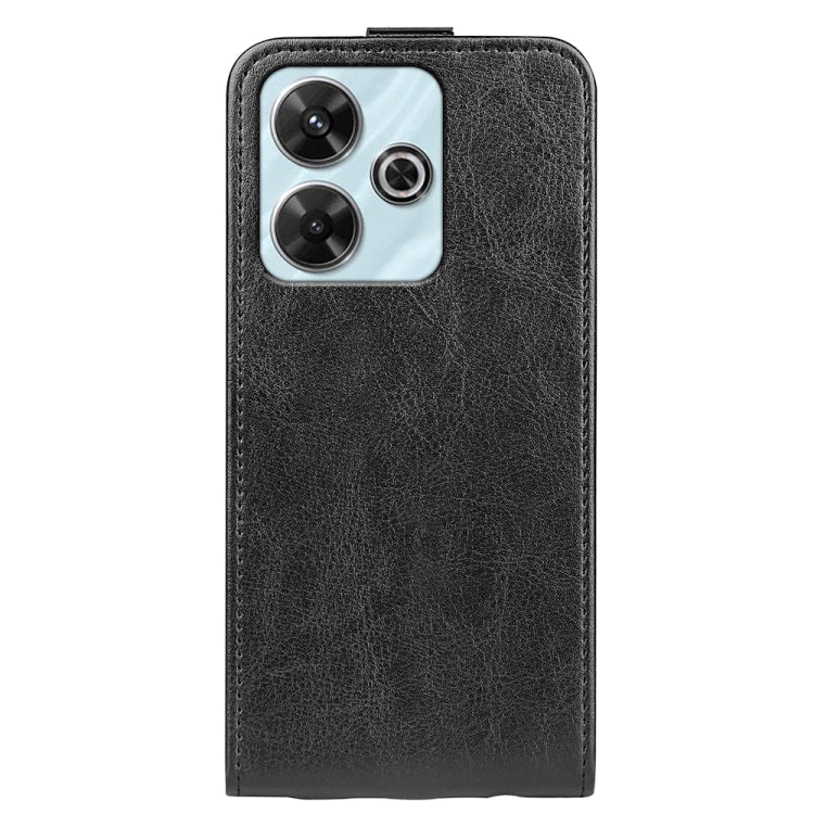 For Xiaomi Redmi Note 13R R64 Texture Single Vertical Flip Leather Phone Case