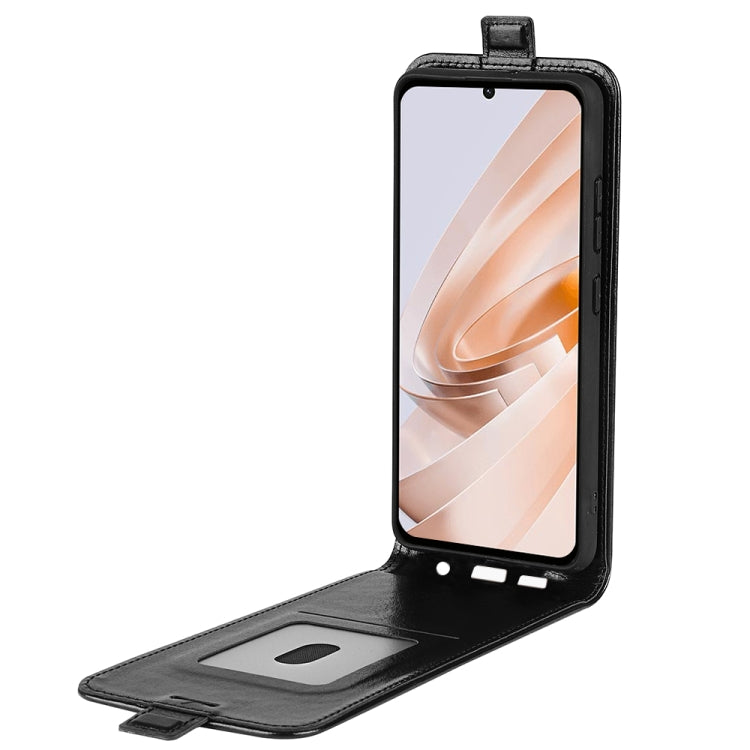For Xiaomi Redmi Note 13R R64 Texture Single Vertical Flip Leather Phone Case