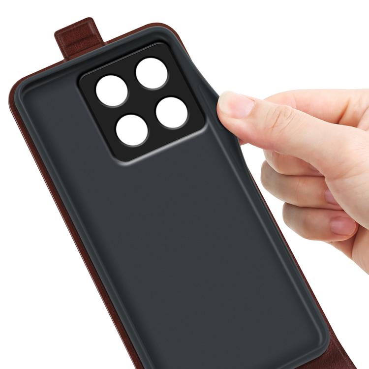 For Xiaomi 14T Pro R64 Texture Single Vertical Flip Leather Phone Case