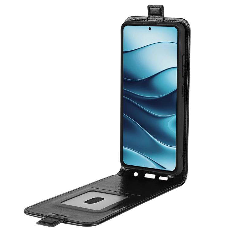 For Xiaomi Redmi Note 14 5G R64 Texture Single Vertical Flip Leather Phone Case