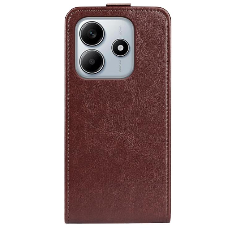 For Xiaomi Redmi Note 14 5G R64 Texture Single Vertical Flip Leather Phone Case