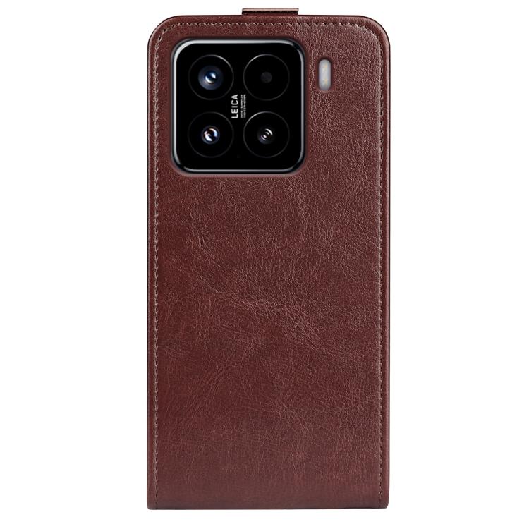 For Xiaomi 15 R64 Texture Single Vertical Flip Leather Phone Case
