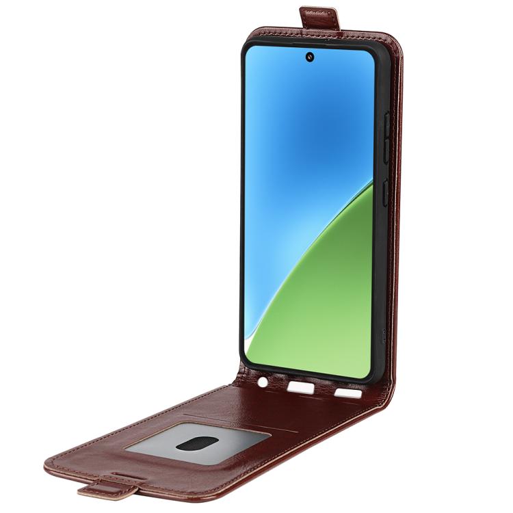 For Xiaomi 15 R64 Texture Single Vertical Flip Leather Phone Case