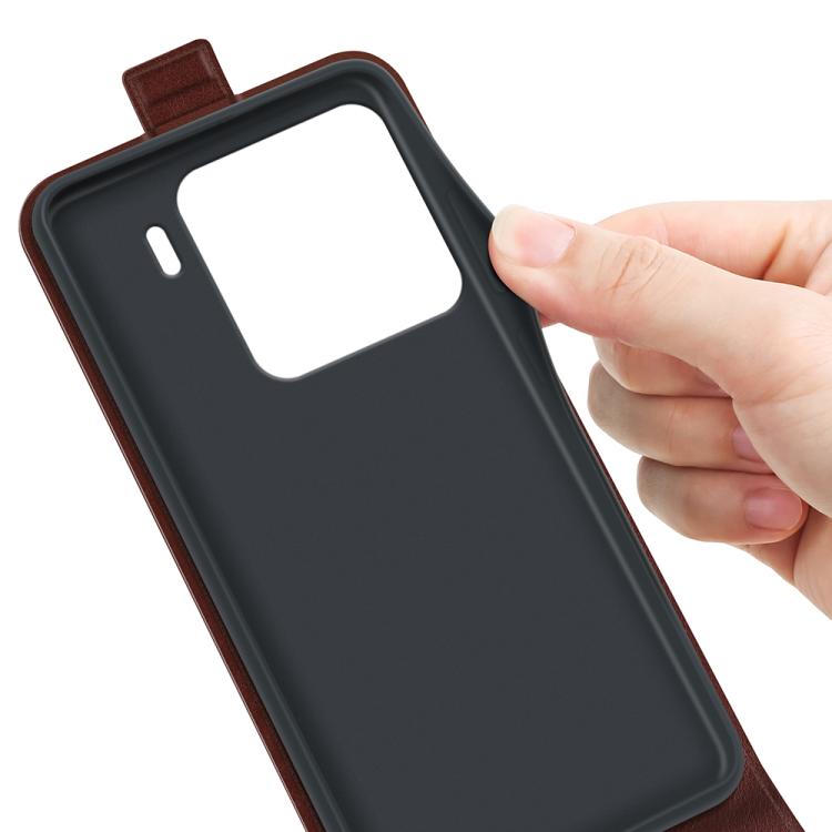 For Xiaomi 15 R64 Texture Single Vertical Flip Leather Phone Case
