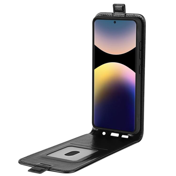 For Redmi Note 14 Pro 4G R64 Texture Single Vertical Flip Leather Phone Case
