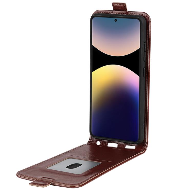 For Redmi Note 14 Pro 4G R64 Texture Single Vertical Flip Leather Phone Case