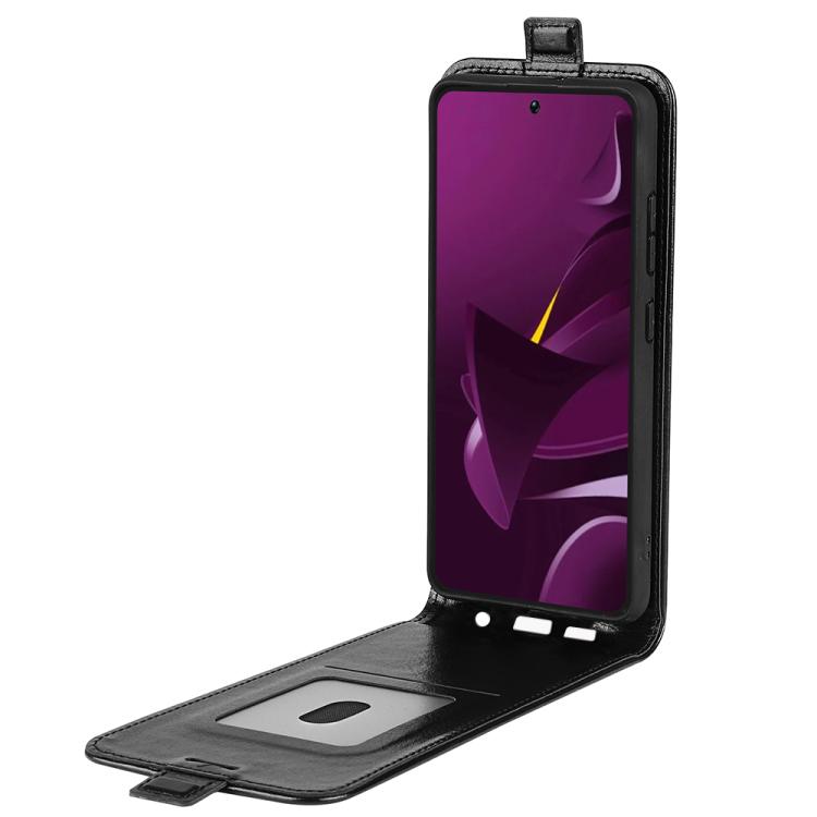 For Xiaomi Poco M7 Pro 5G R64 Texture Single Vertical Flip Leather Phone Case