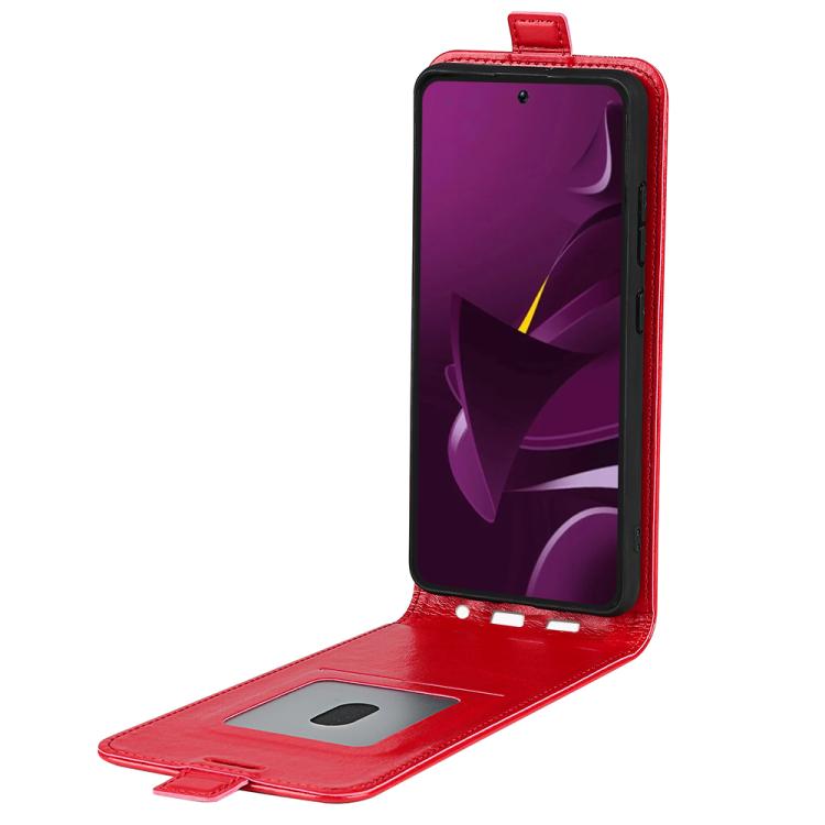 For Xiaomi Poco M7 Pro 5G R64 Texture Single Vertical Flip Leather Phone Case