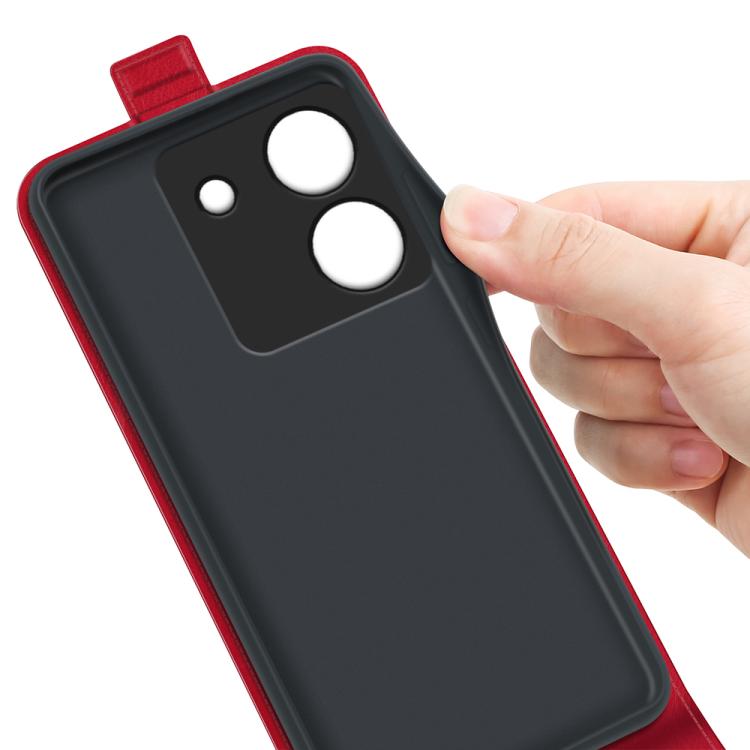 For Xiaomi Poco M7 Pro 5G R64 Texture Single Vertical Flip Leather Phone Case