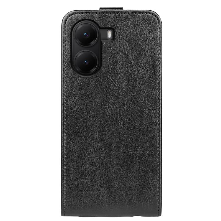 For Xiaomi Poco X7 Pro R64 Texture Single Vertical Flip Leather Phone Case