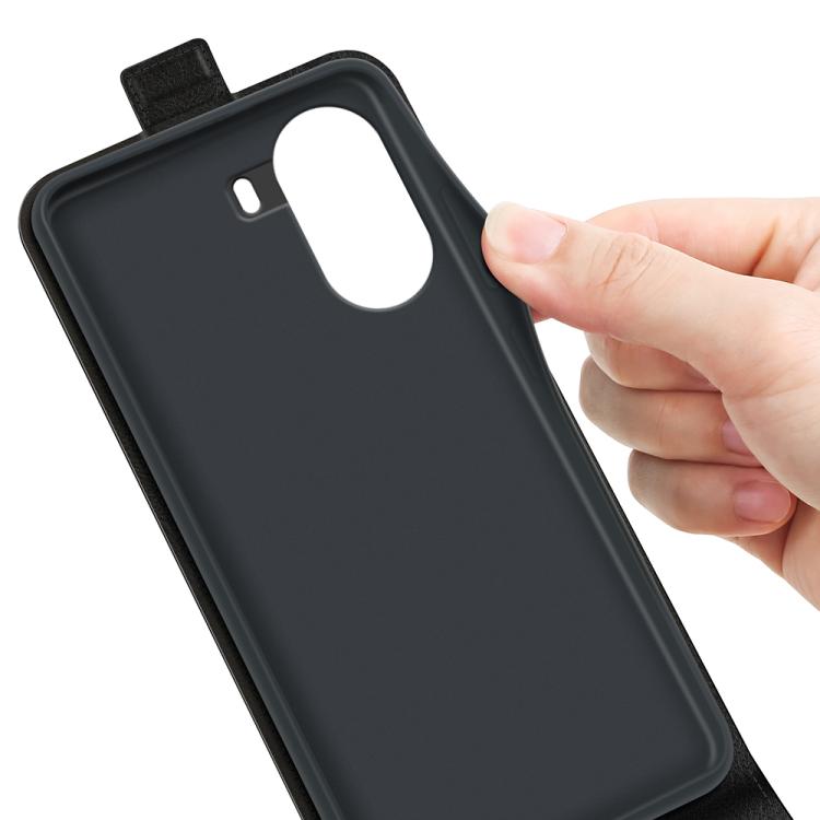 For Xiaomi Poco X7 Pro R64 Texture Single Vertical Flip Leather Phone Case