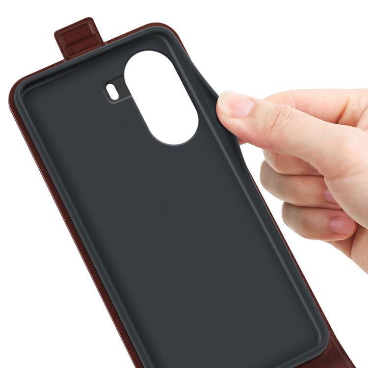 For Xiaomi Poco X7 Pro R64 Texture Single Vertical Flip Leather Phone Case