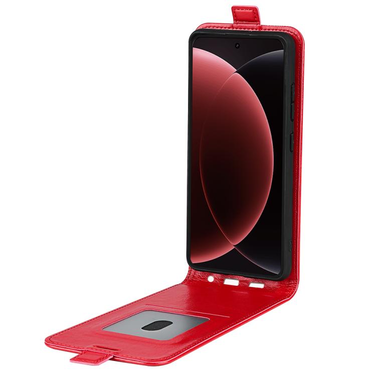 For Xiaomi 15 Ultra R64 Texture Single Vertical Flip Leather Phone Case