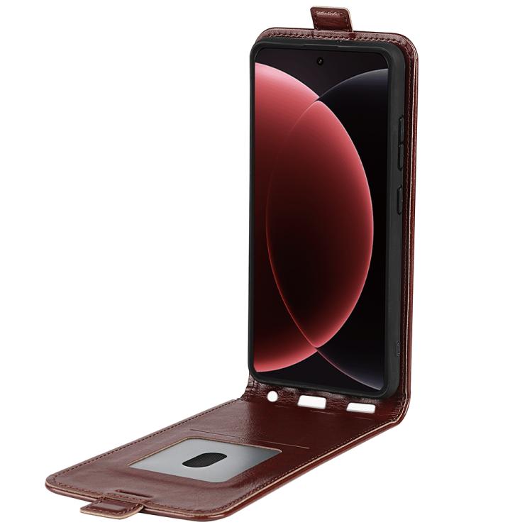 For Xiaomi 15 Ultra R64 Texture Single Vertical Flip Leather Phone Case