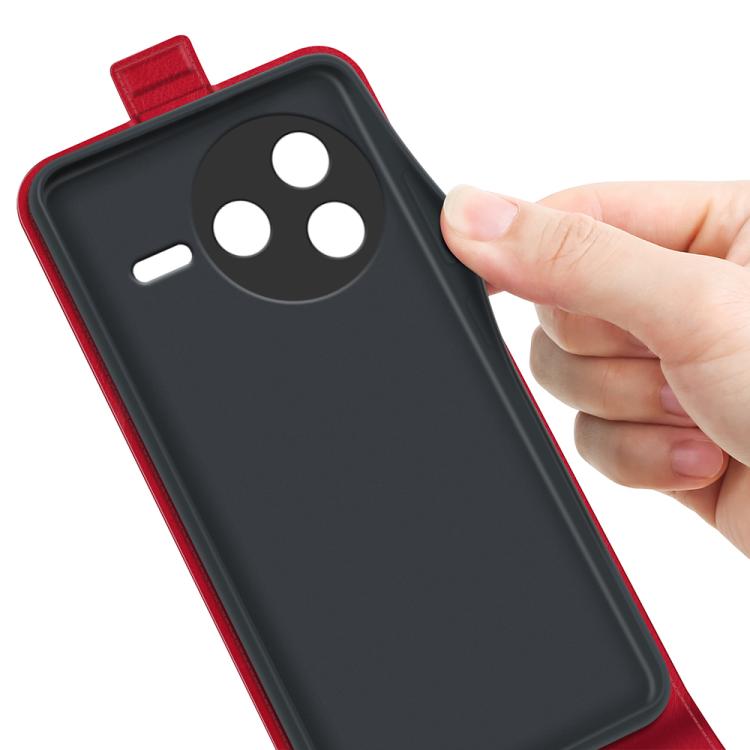 For Redmi K80 / Poco F7 Pro R64 Texture Single Vertical Flip Leather Phone Case